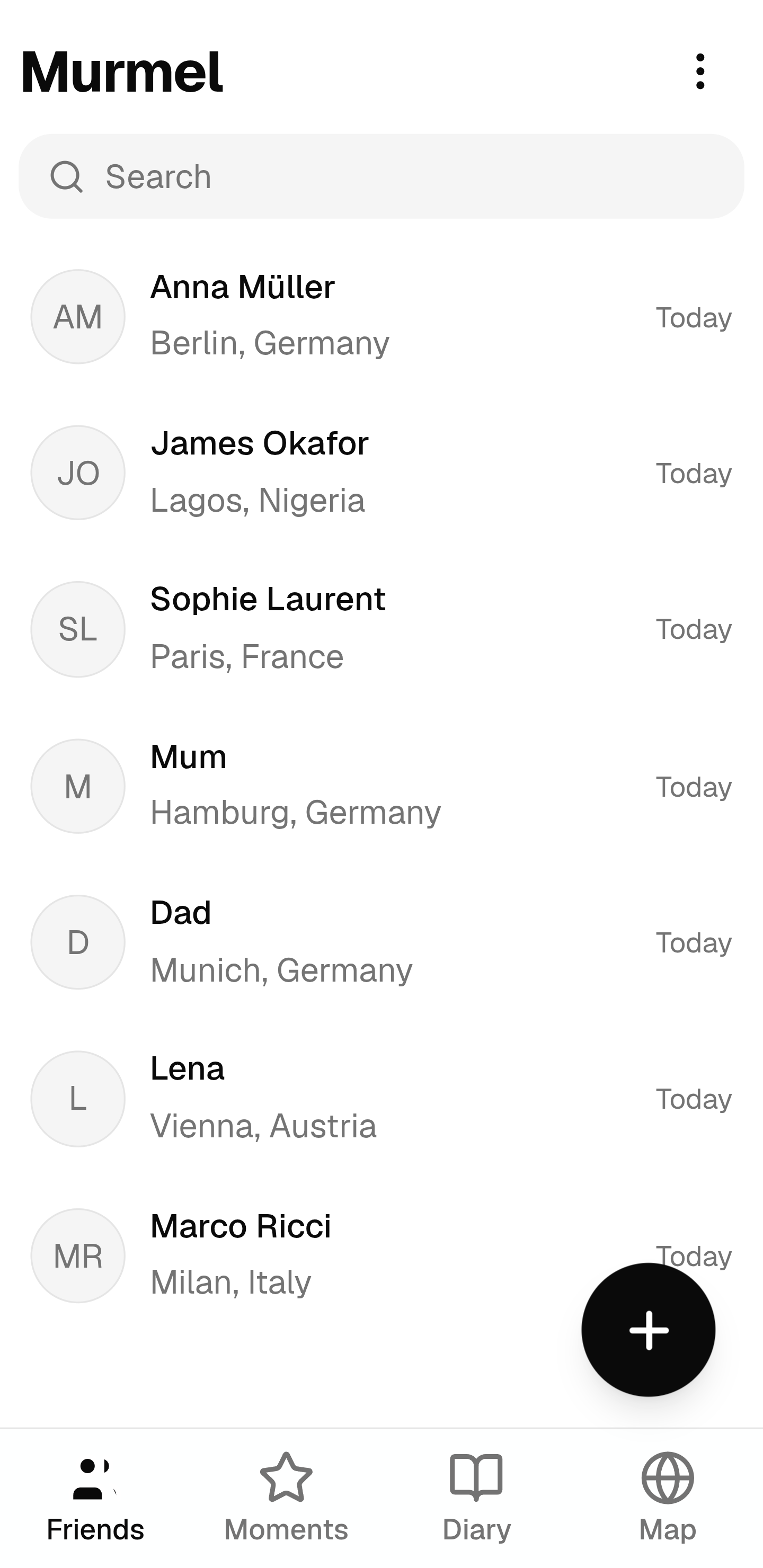 Murmel app screenshot